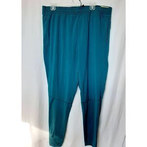All in motion teal pockets uvf track pants sz large